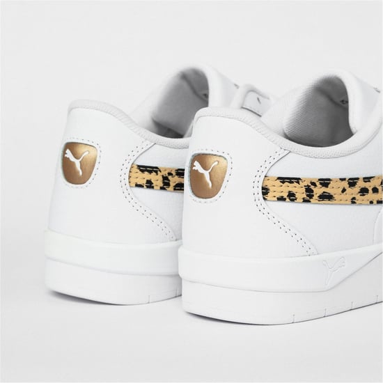Puma - "Jada" Sneaker für Damen, Plattform-Absatz (Weiß/Leopard) - Image 4