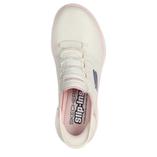 Skechers - "Summits - Diamond Dream" Freizeitschuhe für Herren, Zum Reinschlüpfen (Naturweiß/Pink) - Image 3