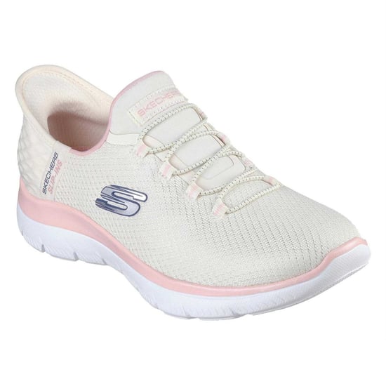 Skechers - "Summits - Diamond Dream" Freizeitschuhe für Herren, Zum Reinschlüpfen (Naturweiß/Pink) - Image 5
