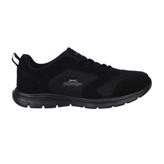 Slazenger - "Force" Sneaker für Herren, Netzmaterial (Schwarz/Schwarz) - Image 1