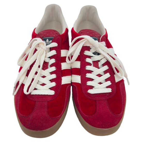 Adidas x Gucci Gazelle Sneaker aus burgunderfarbenem Wildleder - Image 4