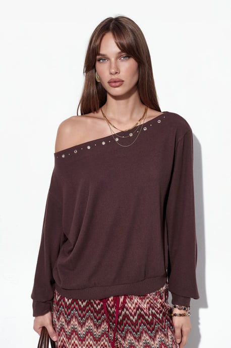 Damen Rundhals-Fleece-Sweatshirt - Image 1