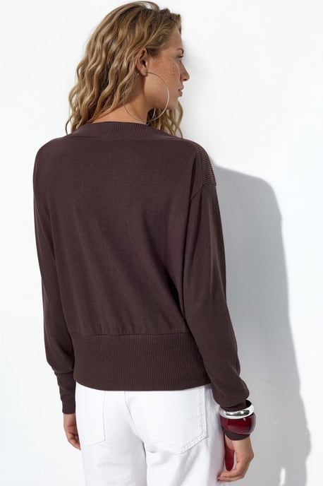 Damen Sweatshirt mit rundem Halsausschnitt - Image 3
