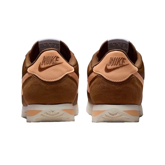 Nike - "Cortez" Sneaker für Damen, Wildleder (Braun/Orange) - Image 2