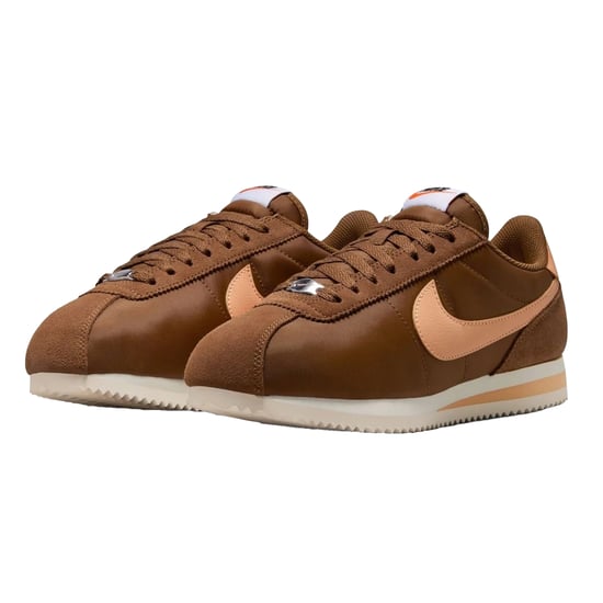 Nike - "Cortez" Sneaker für Damen, Wildleder (Braun/Orange) - Image 5