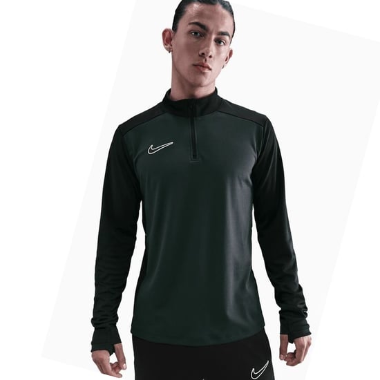 Nike - "Academy" Drill-Top für Herren (Schwarz/Limone) - Image 2