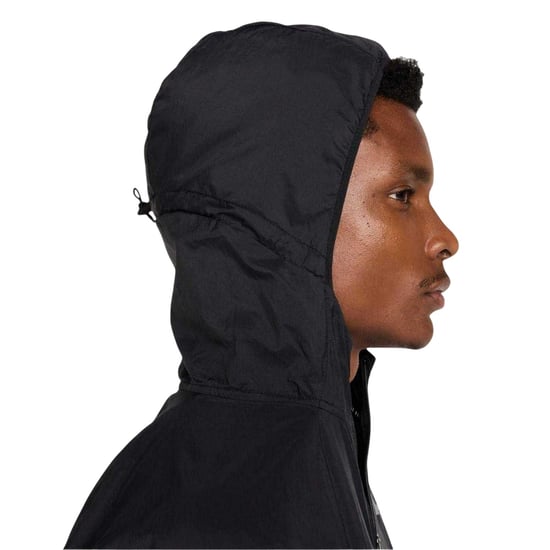 Nike - "Stride" Kapuzenjacke für Herren, Leicht (Schwarz/Silber) - Image 3