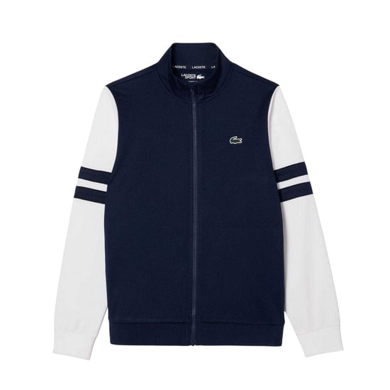 Lacoste - Sweatshirt für Herren, Durchgehender Reißverschluss, Verriegelung, Tennis (Marine/Weiß) - Image 1