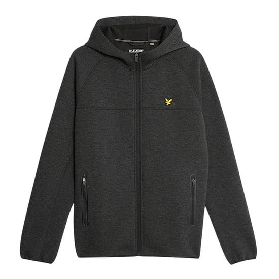 Lyle & Scott - Hoodie mit durchgehendem Reißverschluss für Herren, Raglanärmel (Schwarz) - Image 2