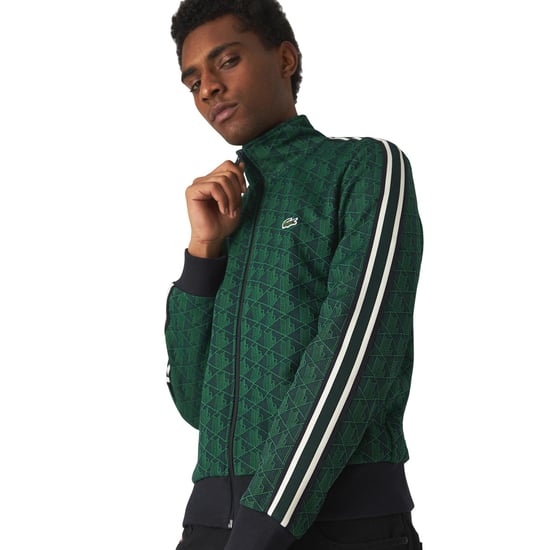 Lacoste - "Paris" Trainingsjacke für Herren, Durchgehender Reißverschluss (Blau/Grün) - Image 4