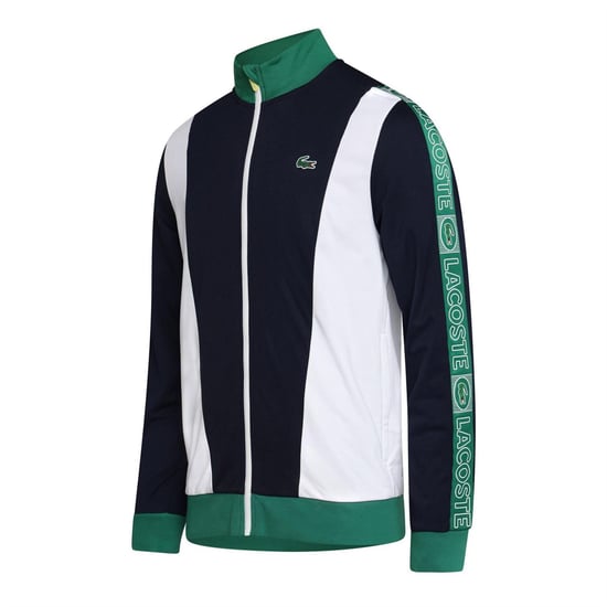 Lacoste - Trainingsjacke für Herren (Marine/Weiß/Grün) - Image 3