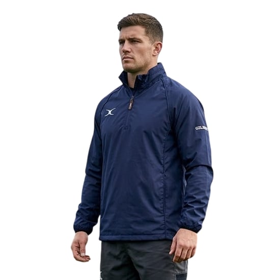 Gilbert - "Tornado" Trainingsjacke für Herren, mit halbem Reißverschluss (Marine) - Image 3