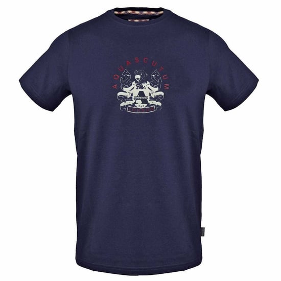 Aquascutum - T-Shirt für Herren, Baumwolle (Marine) - Image 1