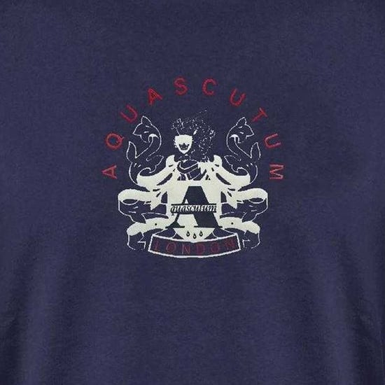 Aquascutum - T-Shirt für Herren, Baumwolle (Marine) - Image 3
