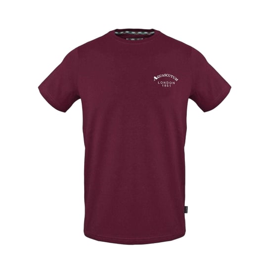 Aquascutum - "London 1851" T-Shirt für Herren, Baumwollmischung (Rot) - Image 1