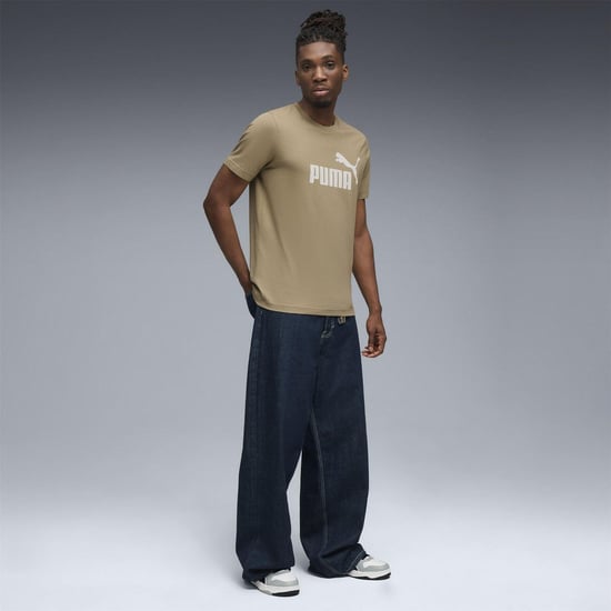 Puma - "ESS No.1" T-Shirt für Herren, Regulär (Eiskaffee) - Image 5