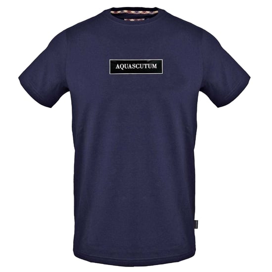 Aquascutum - T-Shirt für Herren, Baumwolle (Marine) - Image 1
