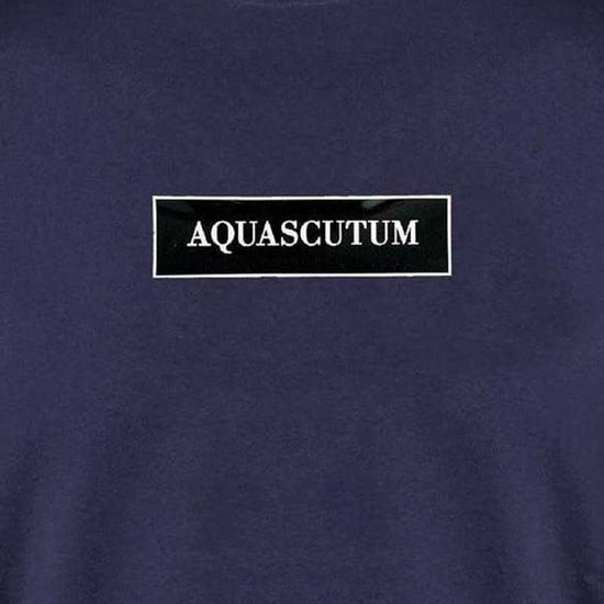 Aquascutum - T-Shirt für Herren, Baumwolle (Marine) - Image 3