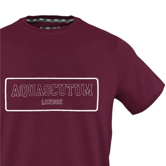 Aquascutum - T-Shirt für Herren, Schmal (Rot) - Image 3