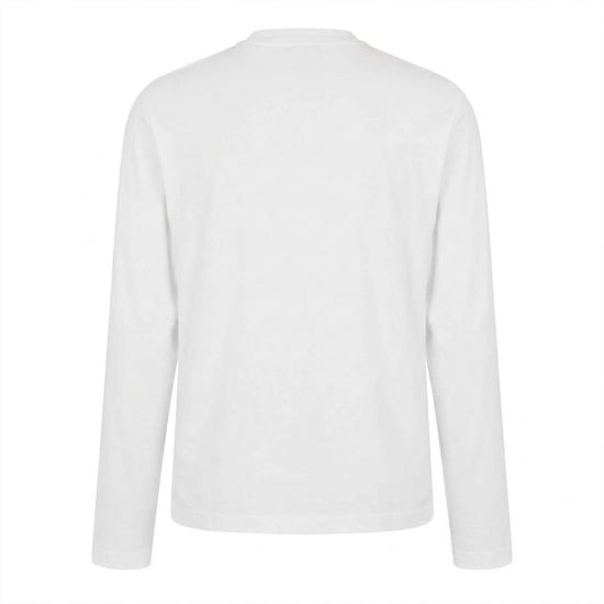 Off White - T-Shirt für Herren, Leicht, Langärmlig (Weiß) - Image 2