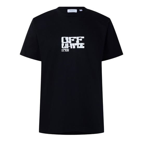 Off White - T-Shirt für Herren, Baumwolle, Schmal (Schwarz) - Image 1