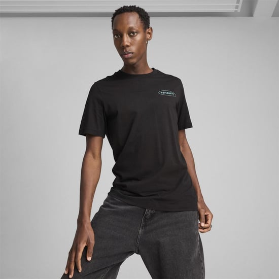 Puma - "ESS No.1" T-Shirt für Herren, Regulär (Schwarz) - Image 2