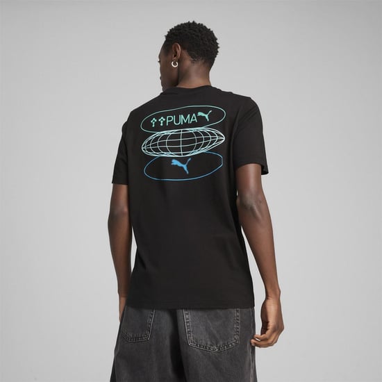 Puma - "ESS No.1" T-Shirt für Herren, Regulär (Schwarz) - Image 3