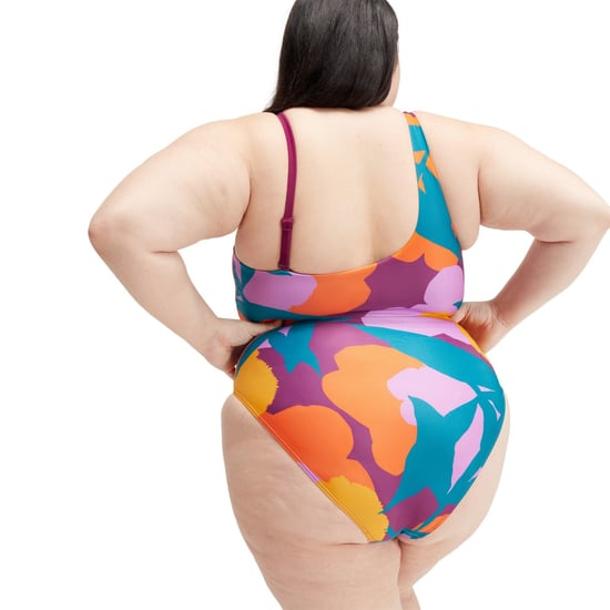 Speedo - Badeanzug für Damen (Grün/Orange bedruckt) - Image 4