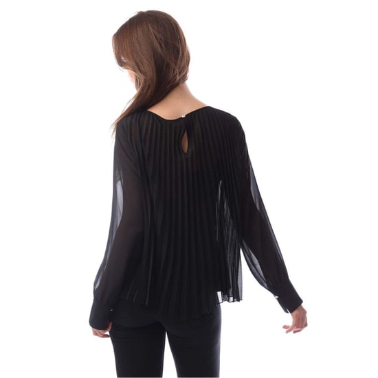 Boss - "Ipuna" Bluse für Damen, Chiffon (Schwarz) - Image 2