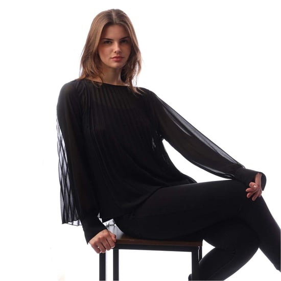 Boss - "Ipuna" Bluse für Damen, Chiffon (Schwarz) - Image 3