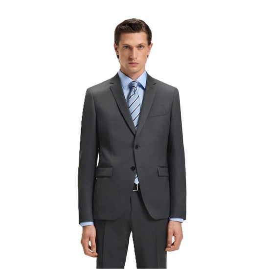 Boss - "Reymond" Anzugjacke für Herren, Pattentasche (Dunkelgrau) - Image 1