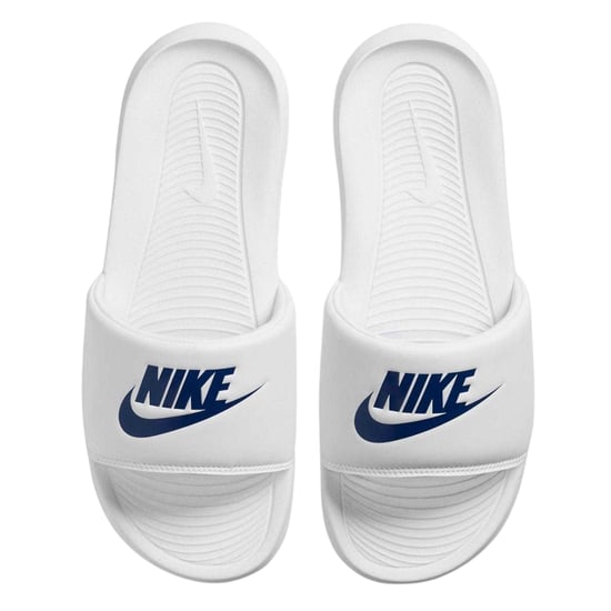 Nike - "Victori One Shower" Pantoffeln für Herren (Weiß/Königsblau) - Image 3