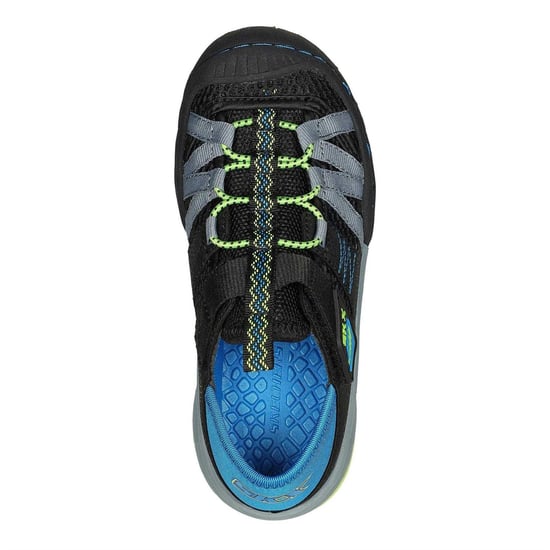 Skechers - "Whipsaw" Schuhe für Kinder, Flach (Schwarz/Blau/Limone) - Image 3
