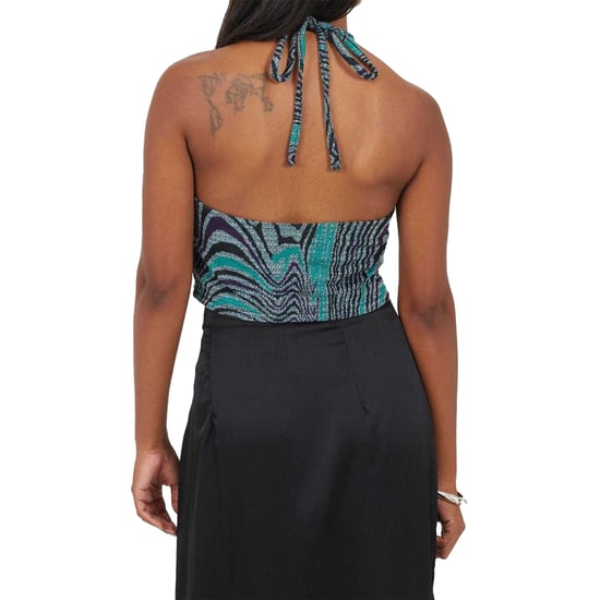 Brave Soul - Trägertop für Damen, Jacquard (Schwarz/Grün) - Image 2