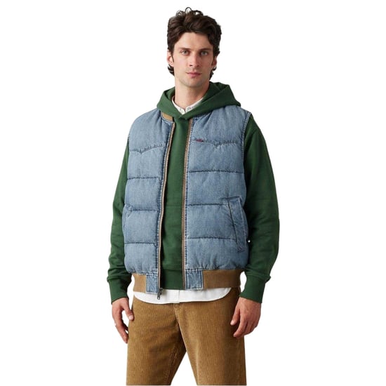 Levis - Weste für Herren, Bomberjacke (Hellblau/Braun) - Image 1