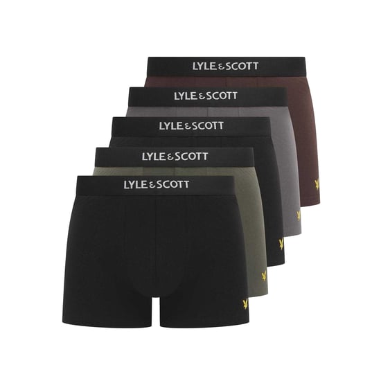 Lyle & Scott - "Henrick" Boxershorts für Herren, Baumwollmischung (5er-Pack) (Bunt) - Image 1
