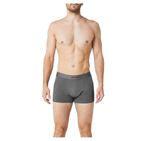 Firetrap - Boxershorts für Herren (2er-Pack) (Grau/Weinrot) - Image 3