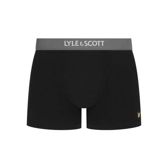 Lyle & Scott - "Henrick" Boxershorts für Herren, Baumwollmischung (5er-Pack) (Schwarz/Weiß) - Image 2