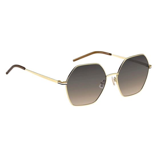 Boss - geometrisches Design-Sonnenbrille für Herren/Damen Unisex, Rund (Gold) - Image 3