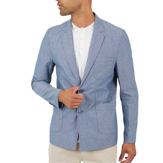 Brave Soul - Blazer für Herren, Zwei Knöpfe (Chambrayblau) - Image 1