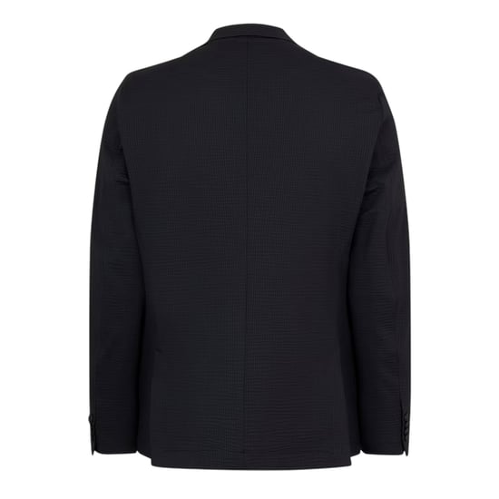 Boss - Blazer für Herren, Seersucker, Schmal (Schwarz) - Image 2
