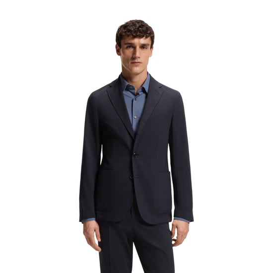 Boss - Blazer für Herren, Seersucker, Schmal (Schwarz) - Image 3