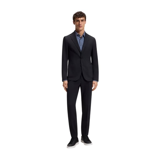 Boss - Blazer für Herren, Seersucker, Schmal (Schwarz) - Image 4