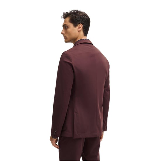 Boss - Blazer für Herren, Hals Kerbe, Formell (Rot) - Image 2