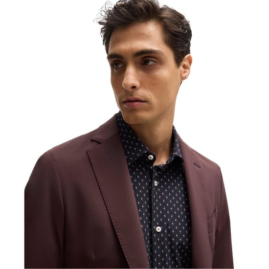 Boss - Blazer für Herren, Hals Kerbe, Formell (Rot) - Image 3