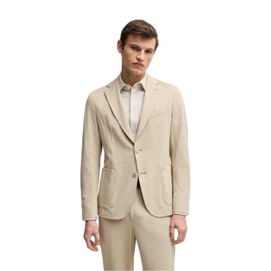 Boss - Blazer für Herren, Hals Kerbe (Hellbeige) - Image 1