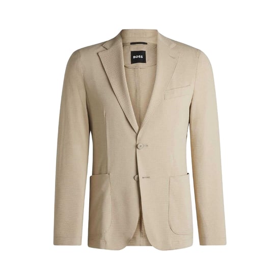 Boss - Blazer für Herren, Hals Kerbe (Hellbeige) - Image 2