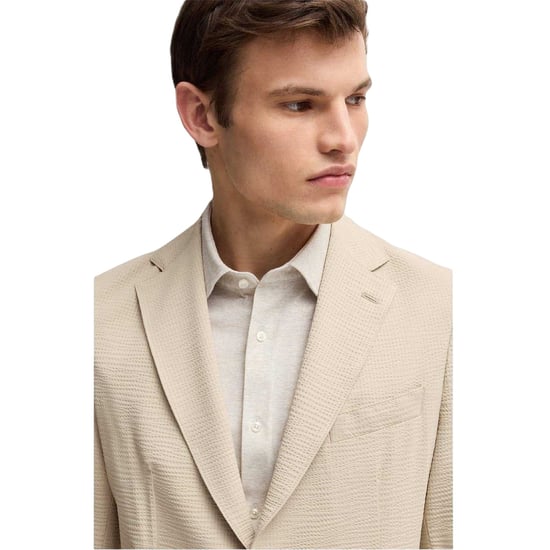 Boss - Blazer für Herren, Hals Kerbe (Hellbeige) - Image 4