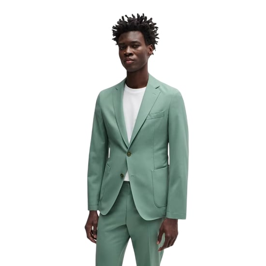 Boss - Blazer für Herren, Hals Kerbe (Grün) - Image 1