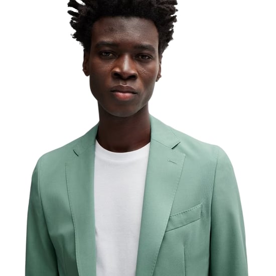 Boss - Blazer für Herren, Hals Kerbe (Grün) - Image 3